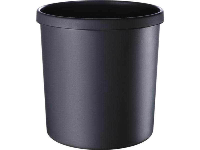 H61064-95 Papierkorb 18 l H310xD. 295 mm mit Griffrand Kunststoff schwarz