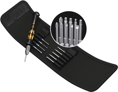 WERA 05073670001 Feinmechanikerschraubendreher-Satz KK Micro-Set ESD/11 11 teili