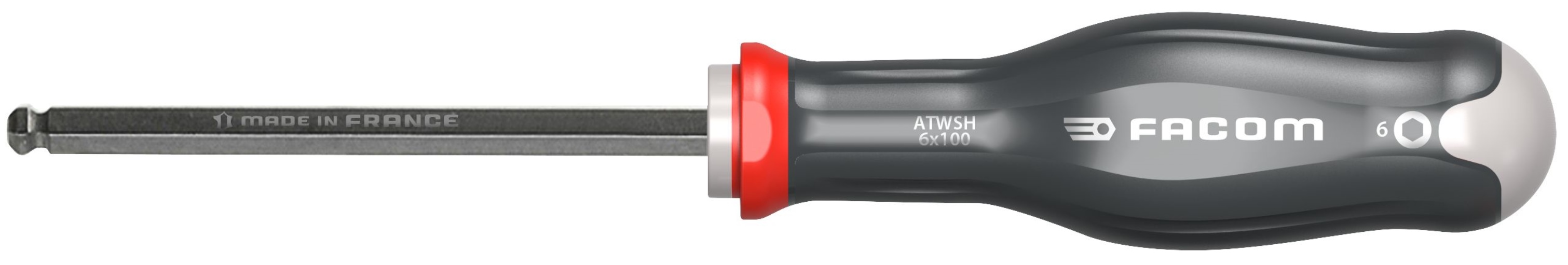 Facom ATWSH6X100 Stiftschluessel 6-Kant mit Heft 6mm