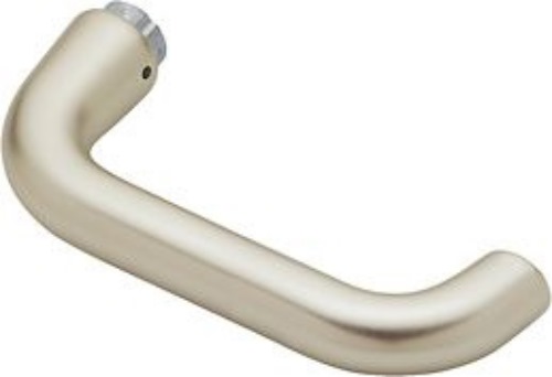 HOPPE 3397103 Türdrückerlochteil Paris 138L Aluminium F2 / neusilberfarbig Vierk