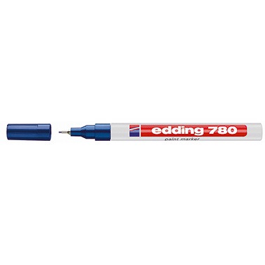 edding Lackmarker 780 4-780-9-003 0,8mm Rundspitze permanent blau