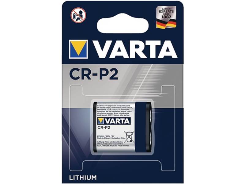 VARTA 06204 301 401 Batterie ULTRA Lithium 6 V CRP2 1450 mAh CR-P2 6204
