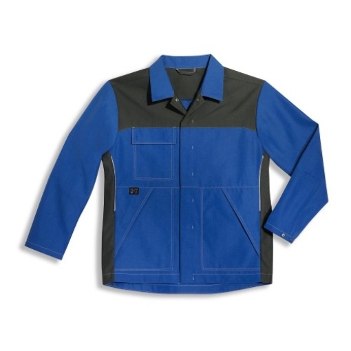 Uvex 9840224 Arbeitsjacke perfect acid blau, grau, kornblau 106, 110