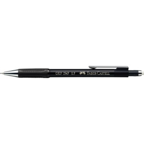 Faber-Castell Druckbleistift GRIP 134799 0,7mm B metallic-schwarz