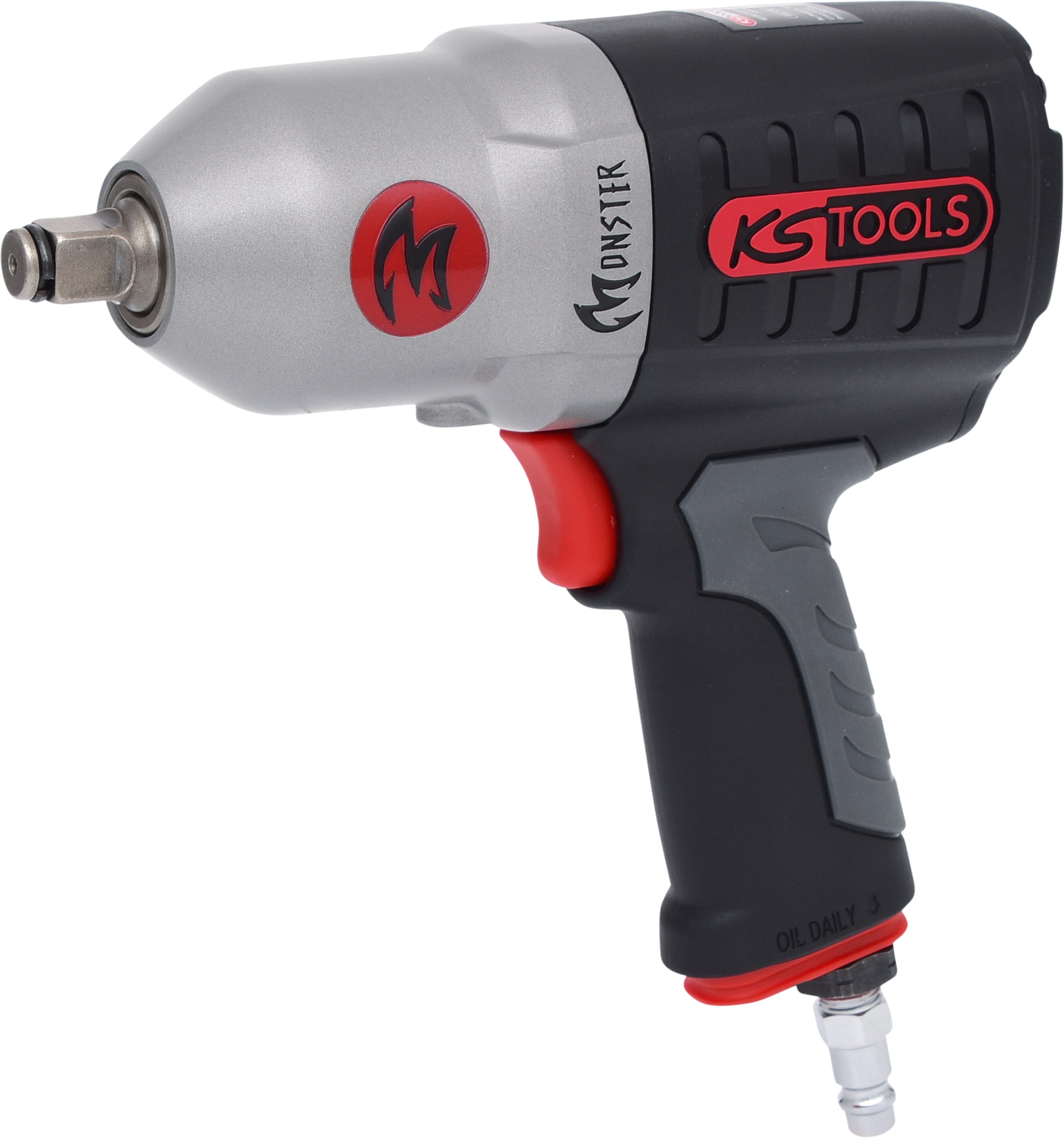 KS Tools 515.1210 1/2'' MONSTER Hochleistungs-Druckluft-Schlagschrauber, 1690Nm