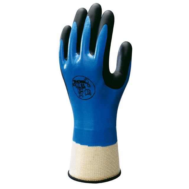 SHOWA® 377 Gr.6 (S) Schutzhandschuh FC Polyester, Nylon, Nitril