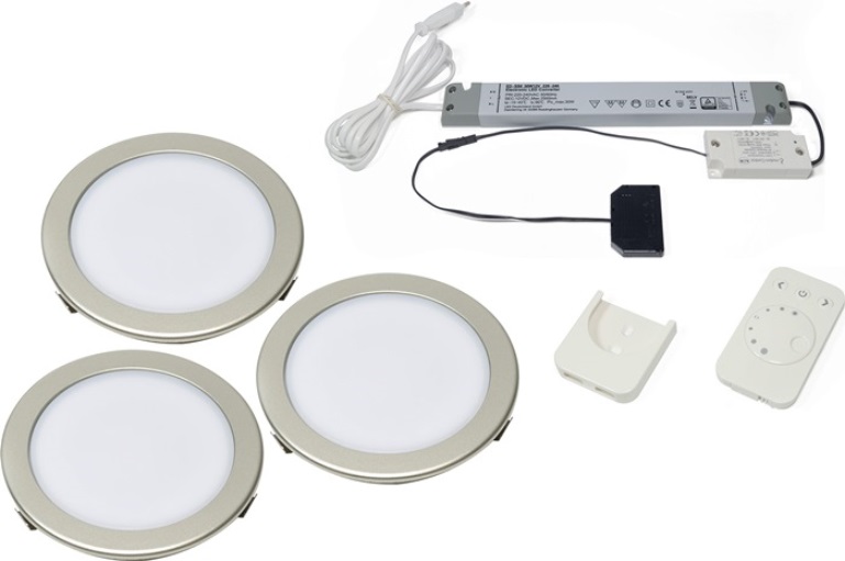 L&S 3000550116 Einbauleuchten-Set Moonlight emotion Emotion 12 V 3,6 W  Rahmenfa