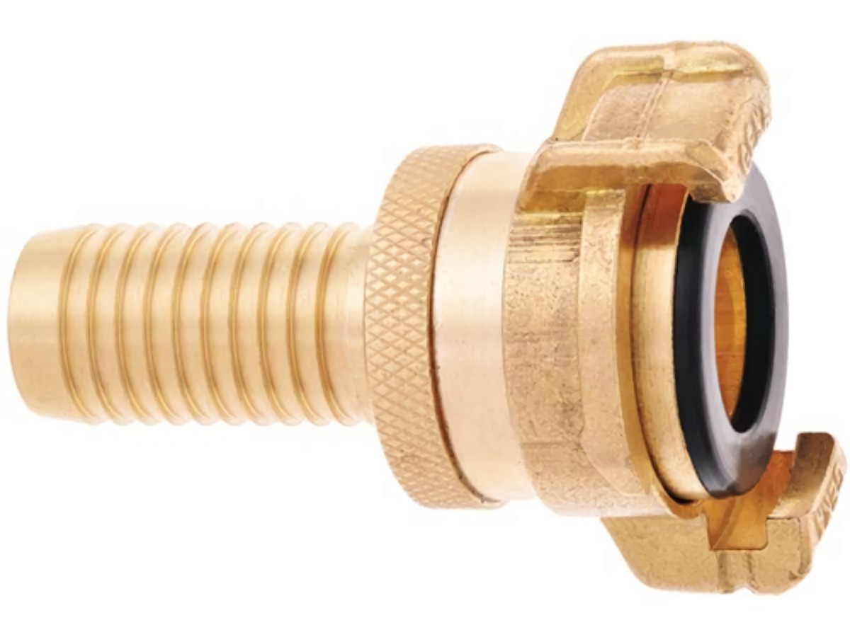 GEKA 14.0103 Schlauchstück GEKA plus SH Messing Schlauchgröße 19 mm