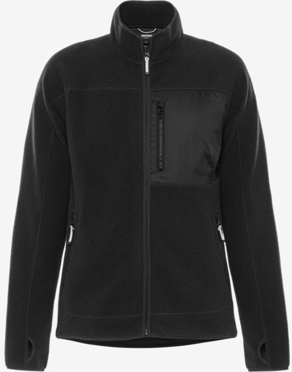 FRISTADS 300892-940 Argon Micro Webpelz-Fleecejacke Damen Gr.S Schwarz