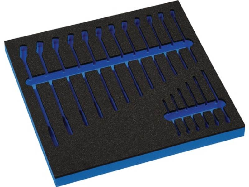 PROMAT  Werkzeugmodul  Leereinlage 2/3-Modul  4000 871 235, 18-teilig