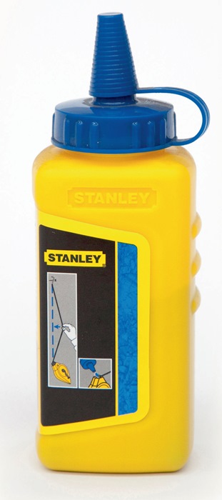 STANLEY 1-47-803 Schlagschnurkreide  225 g blau wasserfest, schwer löslich Kunst