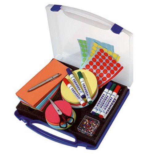 Franken Moderationskoffer Mini UMK 34,5x6x31cm 1.100Teile bl/tr