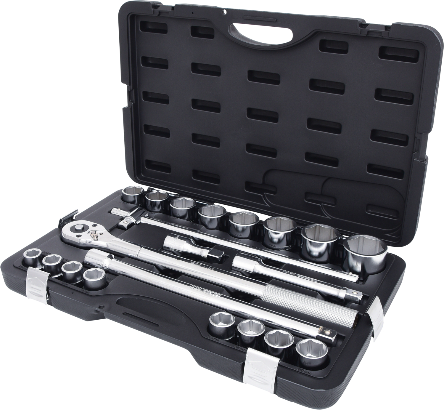 KS Tools 911.0721 3/4'' Steckschlüssel-Satz, 21-tlg. 6-kant