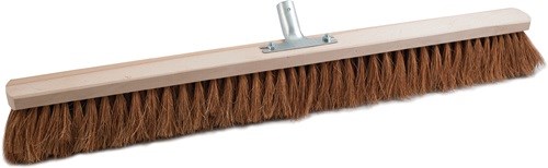 SOREX 28715 Besen  Kokos Länge 800 mm mit Metallstielhalter Flachholz