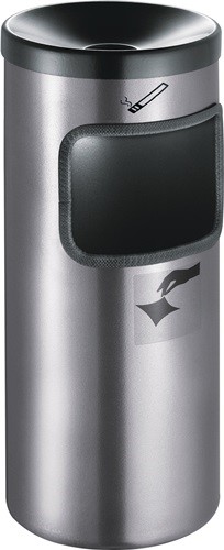TKG 360014 Sicherheitswandascher  Ø180xH410mm rot mit Kippvorrichtung