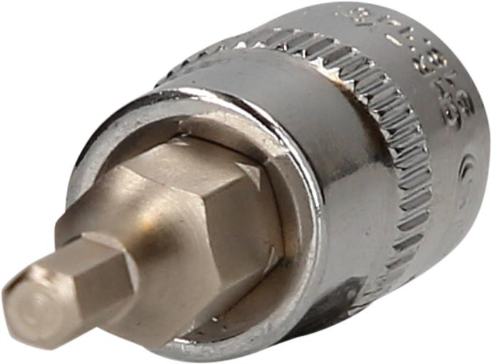 KS Tools 918.1461 1/4'' CHROME Bit-Stecknuss Innensechskant, 3mm