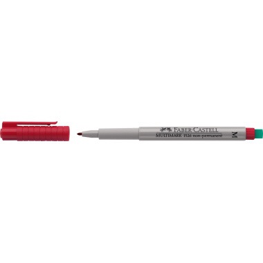 Faber Castell Folienschreiber MULTIMARK 152621 1mm rot