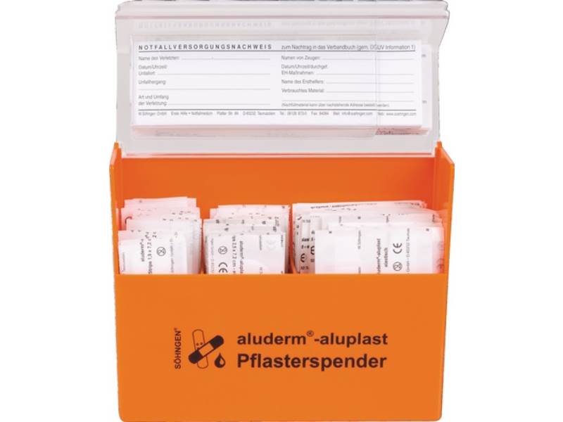 SÖHNGEN 1009910 Pflasterspender aluderm-aluplast B160xH122xT57ca. mm