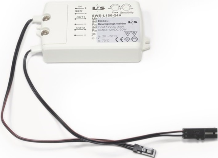 L&S 2000444 LED Sensor Microwave weiß 12 / 24 V 36 / 72 W