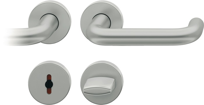 FSB 0 12 1070 01954 0105 Rosettengarnitur 12 1070 Aluminium 0105 U-Form WC-R8 DI