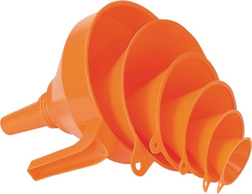 PRESSOL 02 372 043 Trichter-Set  6-teilig 50, 75, 100, 120, 150, 160 mm HDPE