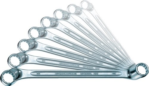 STAHLWILLE 96410406 Doppelringschlüssel-Satz 20/12 12-teilig Schlüsselweite 6 -