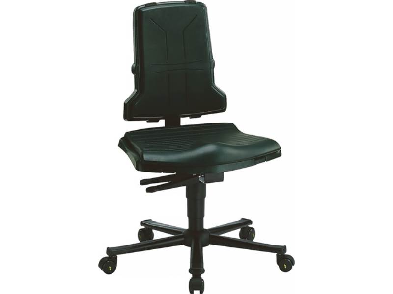 BIMOS 9813E-  1100 Arbeitsdrehstuhl Sintec B Rollen Polypropylen ESD grau 430-58