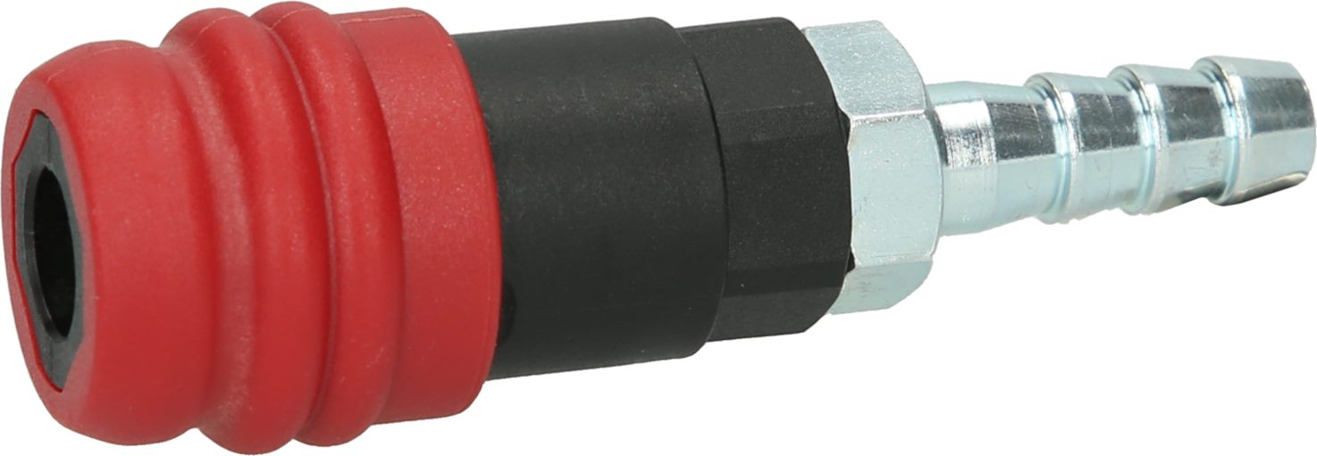 KS Tools 999.9097 2 Stufen-Druckluft-Sicherheitskupplung mit Schlauchtülle, 11mm