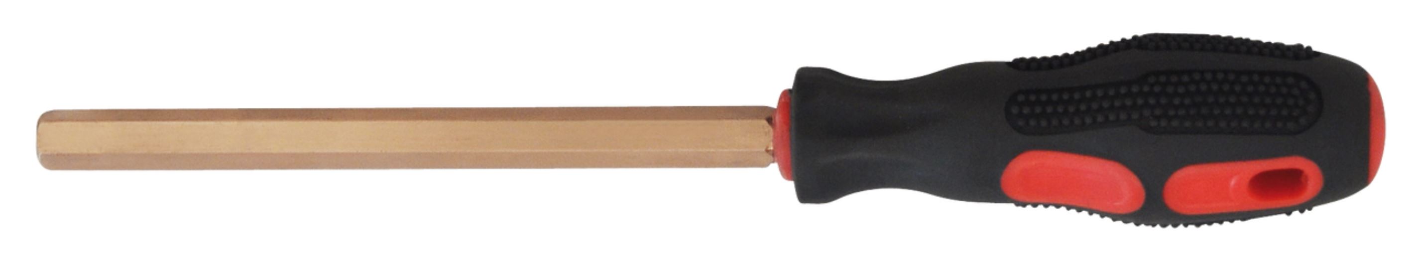 KS Tools 963.1074 BRONZEplus Schraubendreher Innensechskant,gerade 12x150mm