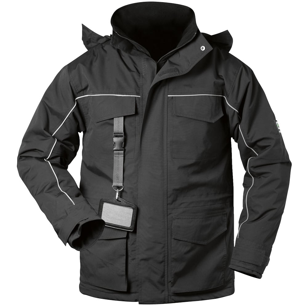 Gr .XS (42/44) *BLACKPOOL*  THERMO-PARKA schwarz *BLACKPOOL* THERMO-PARKA