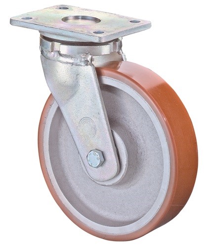 BS ROLLEN RR100.C10.200 Schwerlast-Lenkrolle  Rad-Ø 200 mm Tragfähigkeit 1000 kg