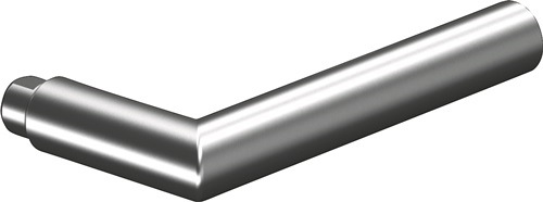 OGRO 90055000071 Türdrückerlochteil OGRO 8906 Aluminium F1 / Satino Vierkant 8 m
