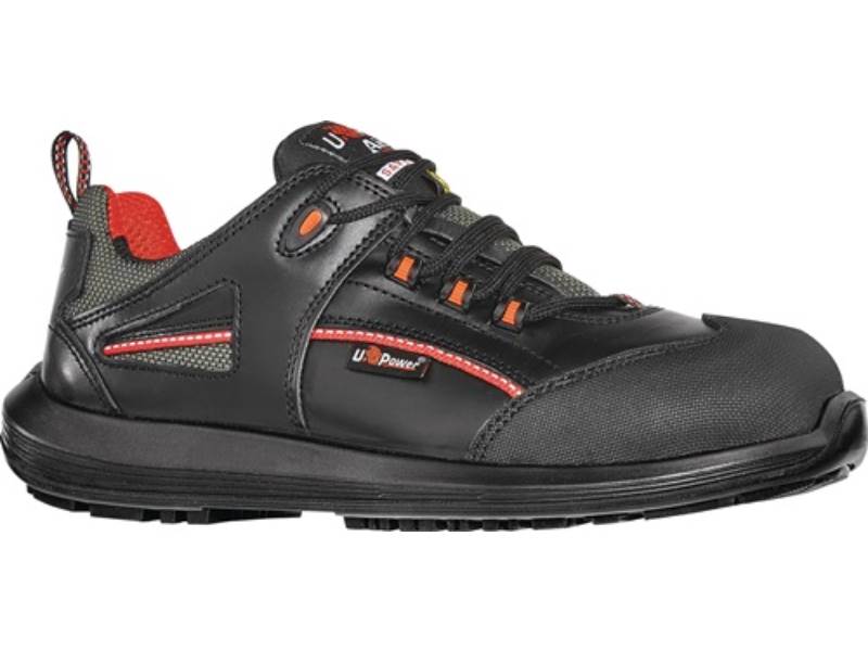 U.POWER RR20304-47 Sicherheitsschuh Iroko Größe 47 W. 11 schwarz/rot S3S FO SR E