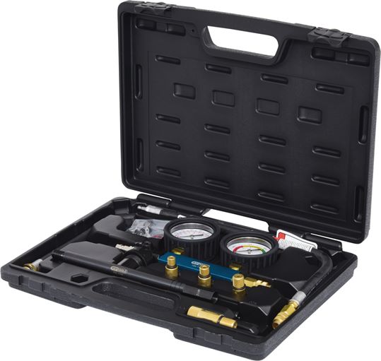 KS Tools 150.1780 Zylinder-Druckverlust-Tester, 9-tlg.