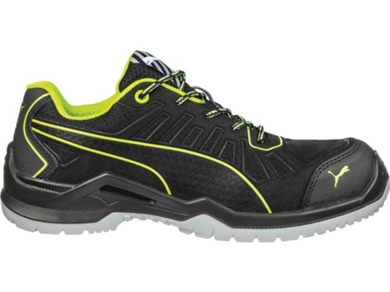 PUMA 644210205000041 Sicherheitsschuh Fuse TC Green Low Größe 41 W. 11 schwarz/g