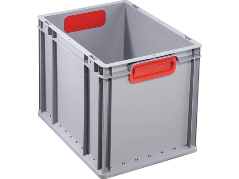 ALLIT 456715 Transportstapelbehälter  L400xB300xH320mm grau PP geschlossener Gri