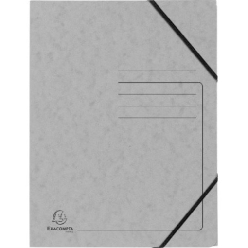 Exacompta Eckspanner 555471E DIN A4 Karton grau