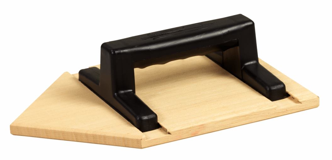 KS Tools 144.0583 Holz-Reibebrett, spitz, 180x270mm