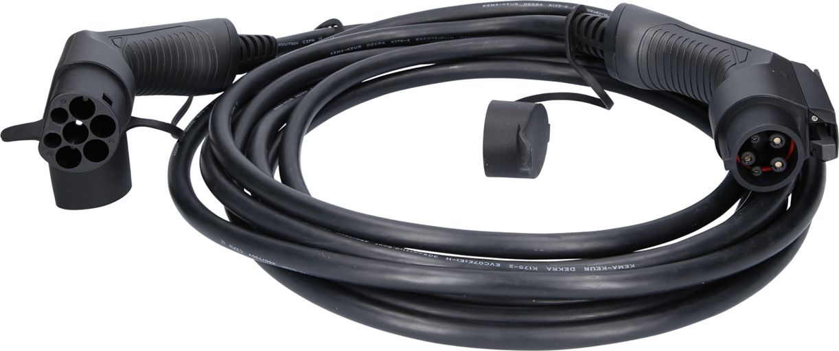 KS-Tools 117.7135 efuturo Ladekabel gerade, Typ 2 auf Typ 1 Stecker, 1 Phase, bi