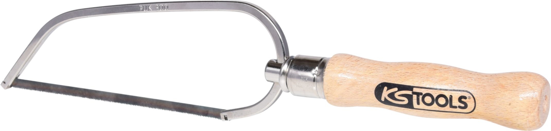 KS Tools 997.1217 Kleinhandsäge mit verstellbarem Holzgriff, 150mm