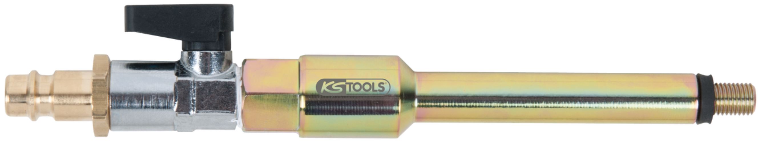 KS Tools 152.1513 Druckluftadapter für Glühkerzenbohrungen M10 x 1,25