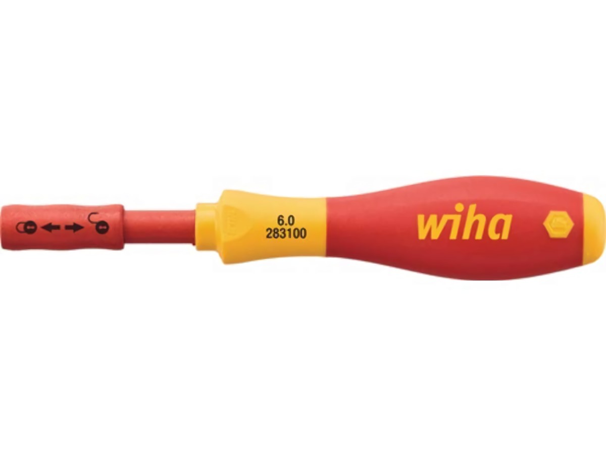 WIHA 34577 Bithalter SoftFinish electric slimVario VDE Gesamtlänge 160 mm für 6