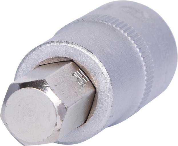 KS Tools 911.1312 1/2'' Bit-Stecknuss Innensechskant, kurz, 12mm