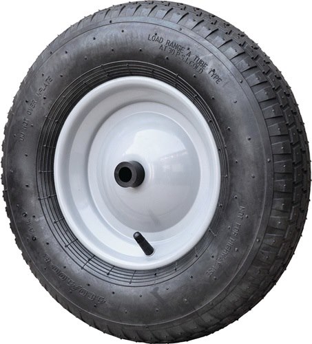 CAPITO 10501 Luftrad  Rad-D. 400 mm Radbreite 100 mm mit Achse und Kunststoffgle