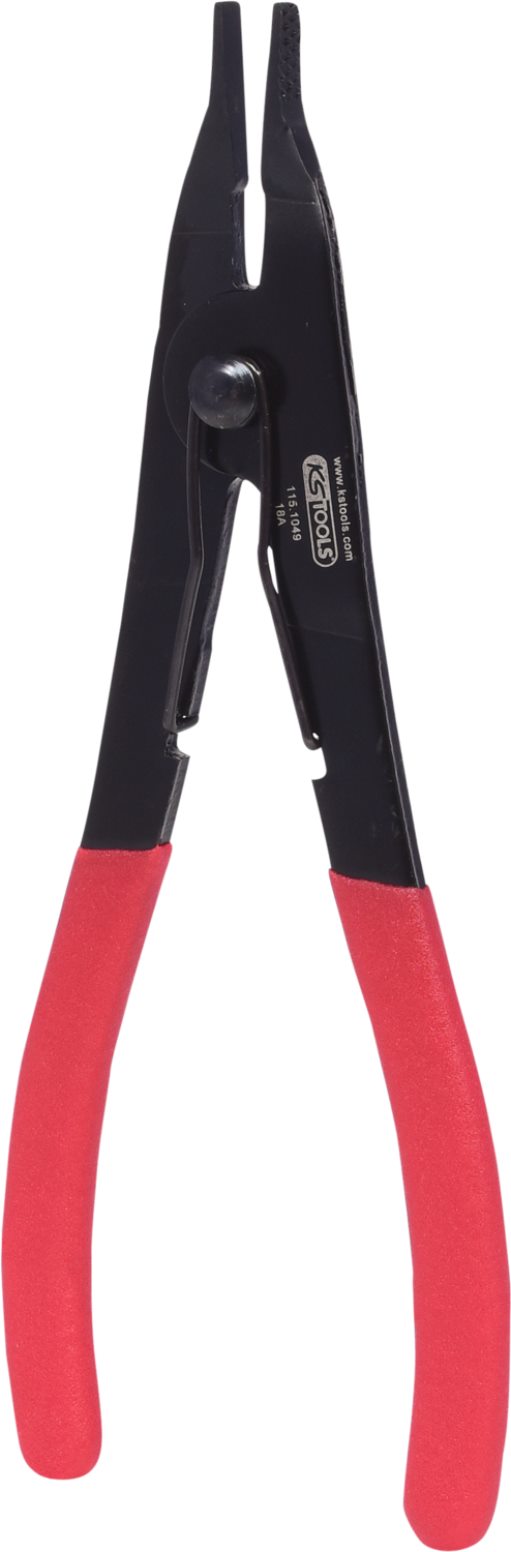 KS Tools 115.1049 Sprengring-Zange, ausgeformte Spitzen, 240mm