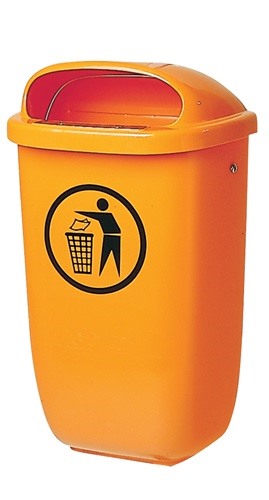 SULO 1052434 Abfallbehälter  H650xB395xT250mm 50 l orange