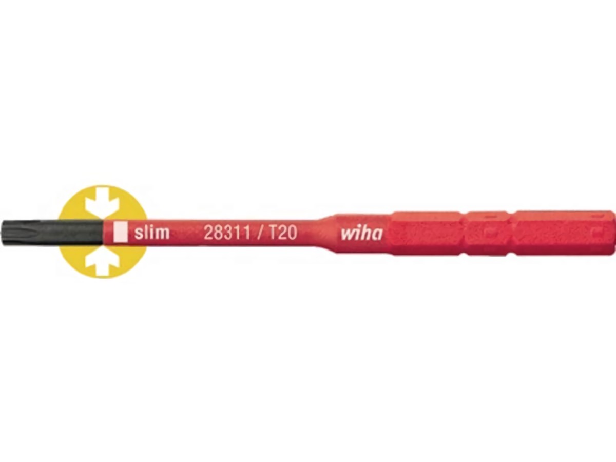 WIHA 36071 Wechselklinge SlimBit electric TORX T 25 x 75 mm VDE isoliert