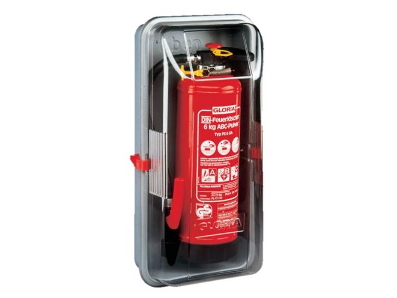 GLORIA 25110000 Schutzhaube  für 6 kg Feuerlöscher mit zwei Spannverschlüsse u.