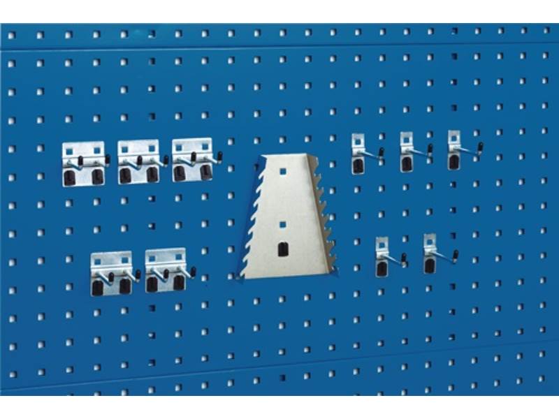BOTT 14030064 Werkzeughaltersortiment  11-tlg. verzinkt passend für Lochplatten
