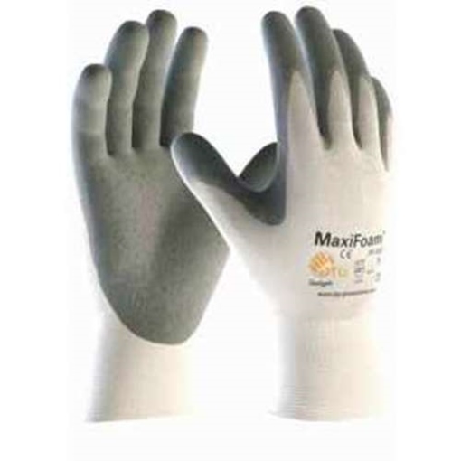 ATG MaxiFoam 2432_9 Gr.9  (34-800) Nylon-Strickhandschuhe, Kat. 2, Nitrilschaum-